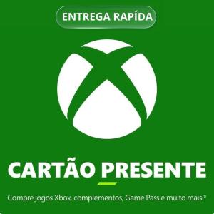 Cartão Presente Pré Pago Xbox Live R$ 100 Reais
